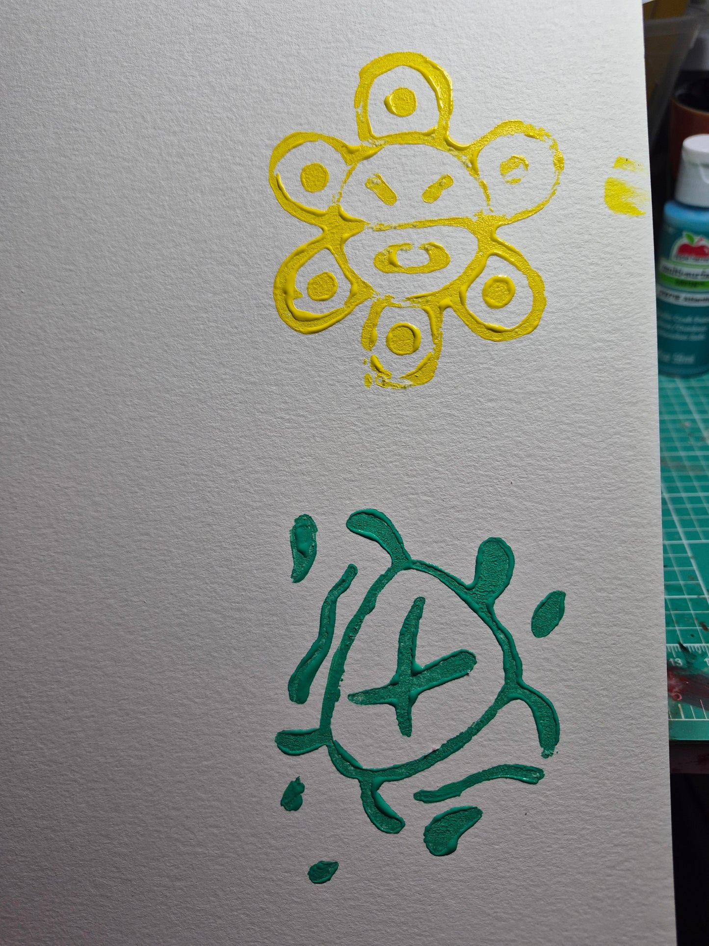 Taíno symbol stamp
