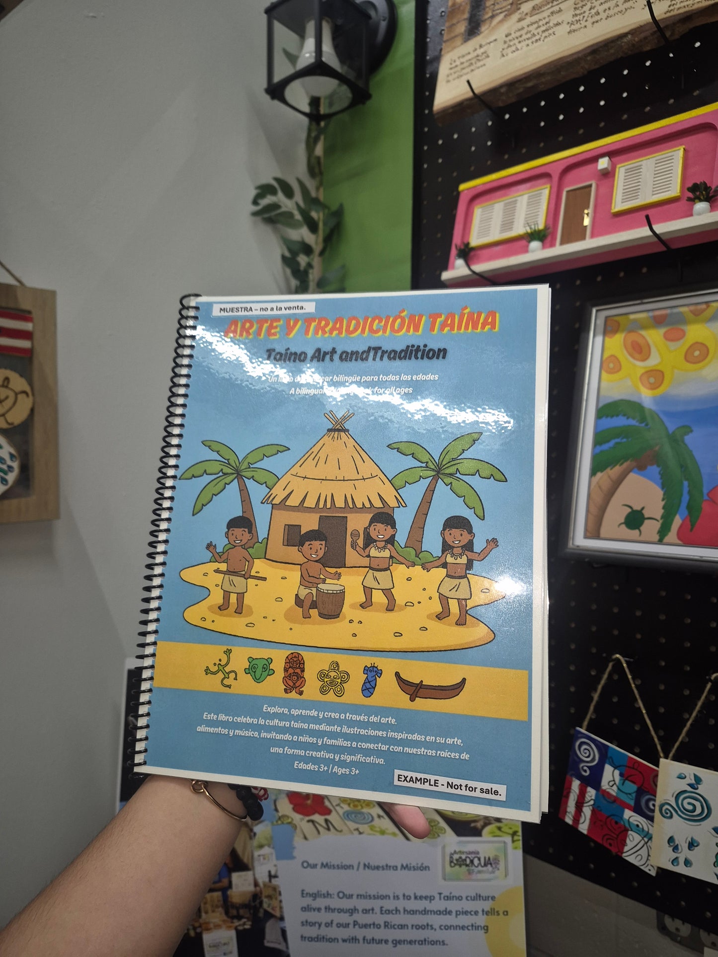 Taíno Coloring book